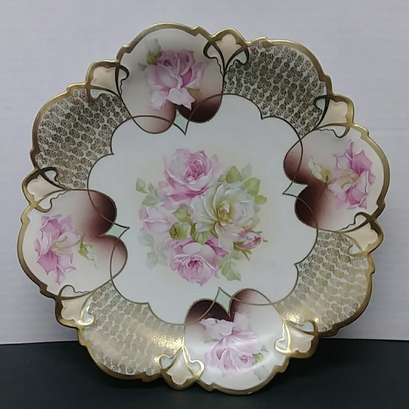Mortiz Zdekauer Other - Z Austria floral plate